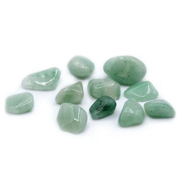 L Tumble Stone - Aventurine. Example stone only, not the complete kit. Your selection may differ.