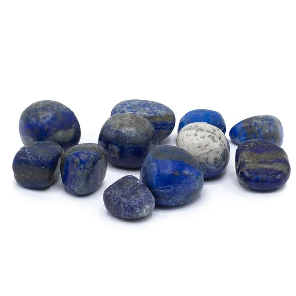 Tumble Stones - Lapis Lazuli. Example stone only, not the complete kit. Your selection may differ.